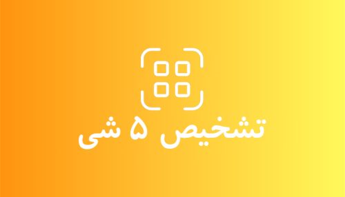 تشخیص 5 شی